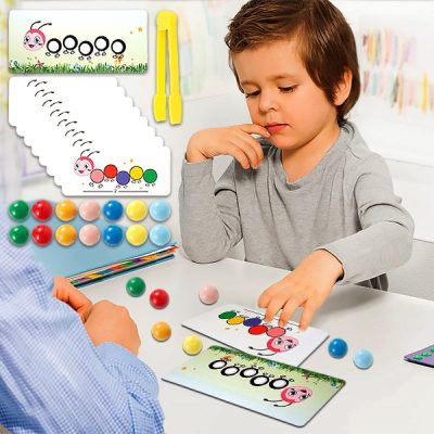 Zabavna igra za spoznavanje barv in razvoj spretnosti | CATERPILLARI