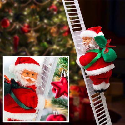 Božiček, ki pleza po lestvi | LADDERSANTA