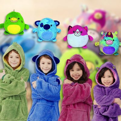 Igrača, blazina in jopica s kapuco | PILLOWPETSY