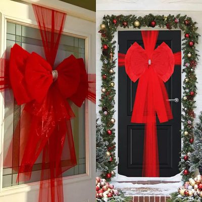 Velika pentlja za božično in praznično dekoracijo | RUBYBOW