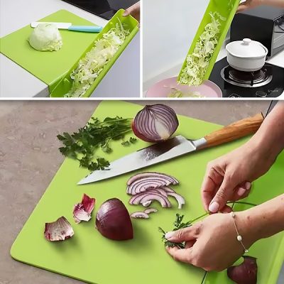 Deska za rezanje brez nereda s snemljivo posodo 2 v 1| CHOPPINATA