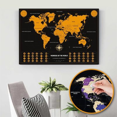 Praskalni zemljevid sveta | MAPMAR